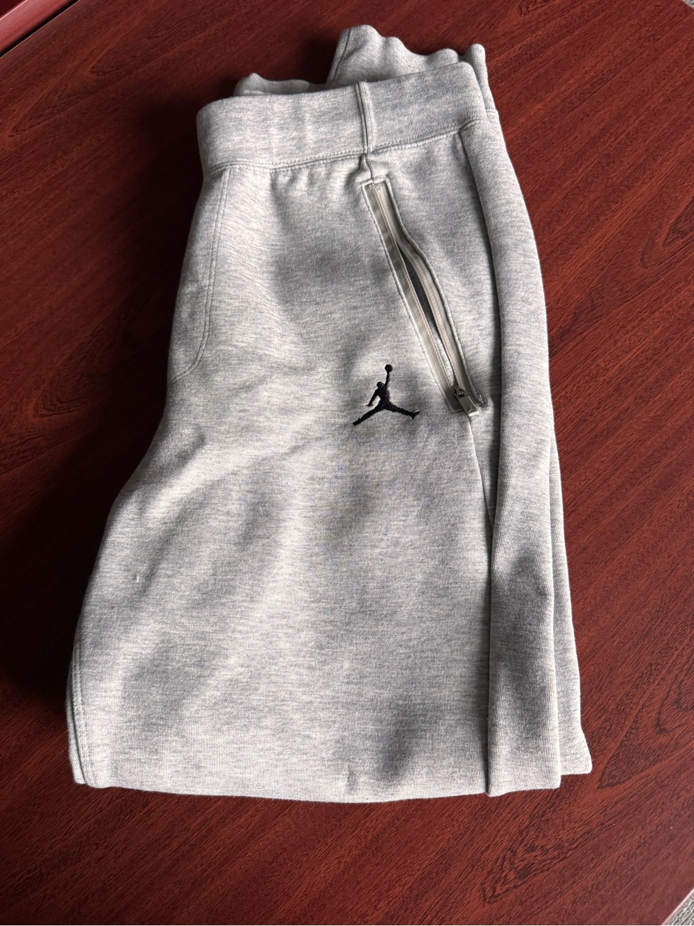 Vintage Jordan Dri-fit Grey Fleece Sweatpants